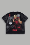 Turn Up The Heat Premium Oversized Tee In Black - imagem 1
