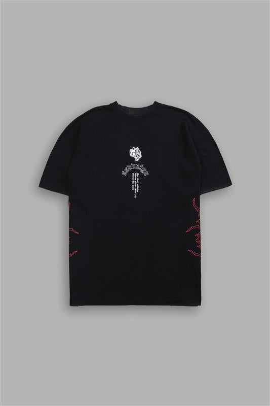Reaper Tour Premium Oversized Tee in Black — imagem 3