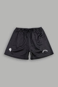 Wolf Chopper Mesh Shorts in Black