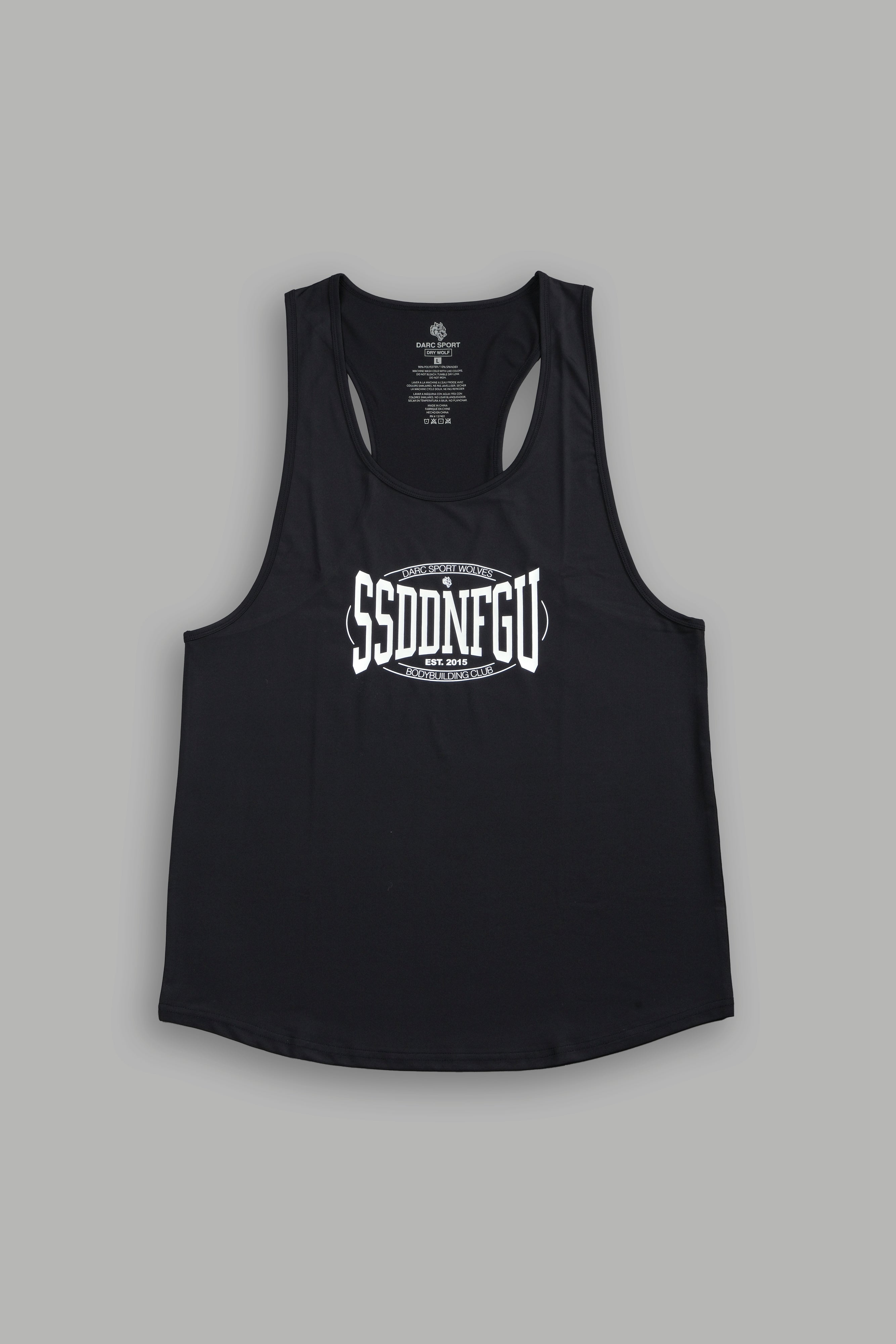 SSDDNFGU FRVR "Dry Wolf" Mecca Tank in Black — imagem 1
