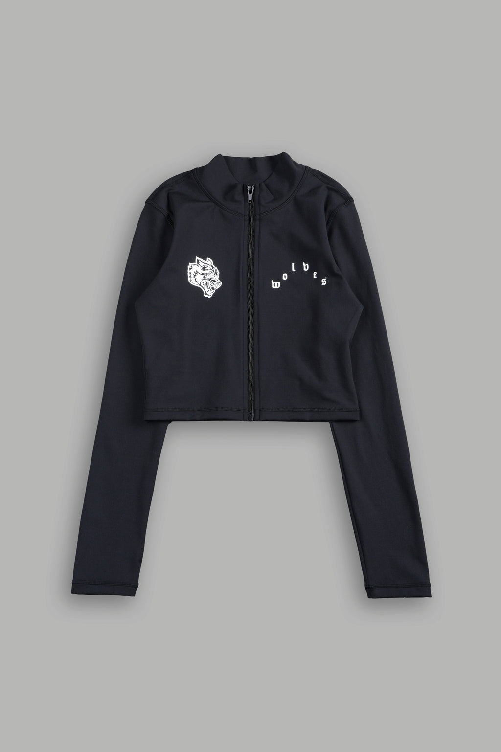 Wolf Chopper Tana Energy Ls Zip Mockneck In Black