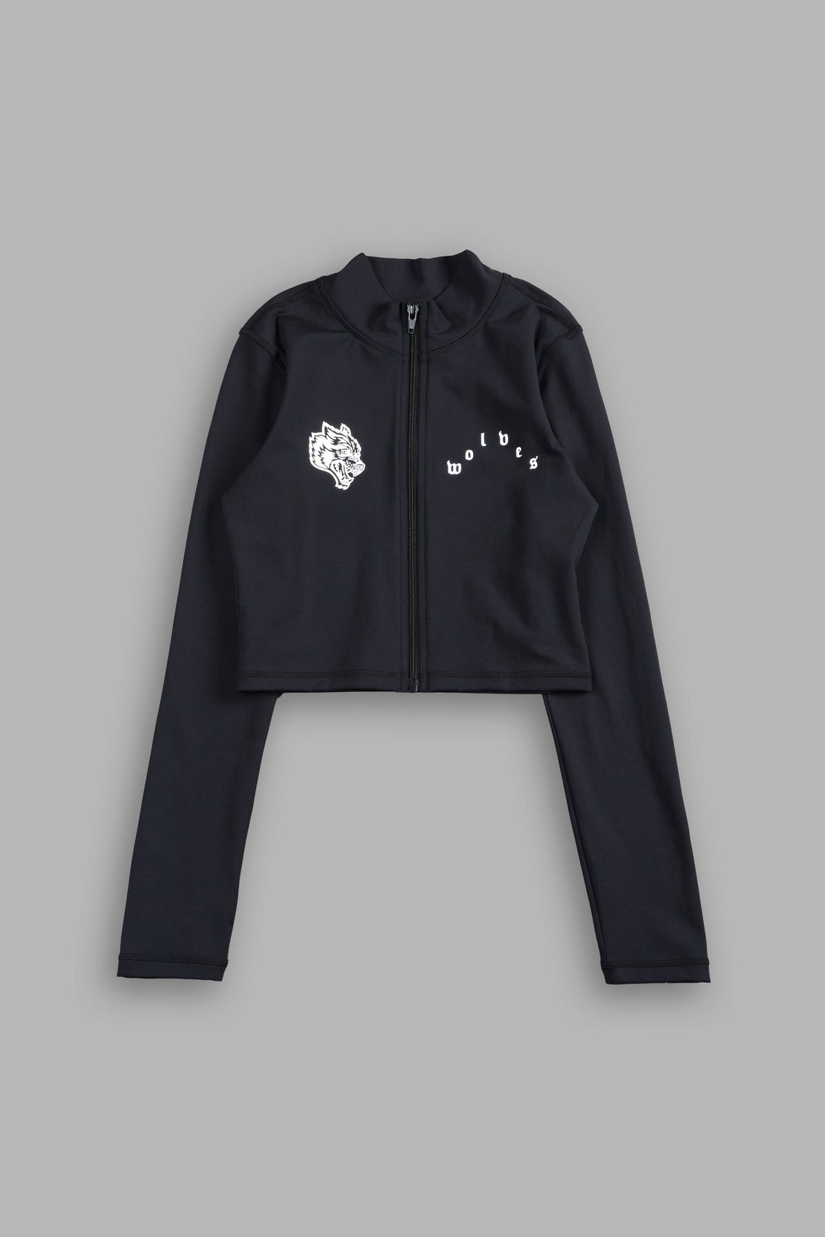 Wolf Chopper Tana Energy Ls Zip Mockneck In Black