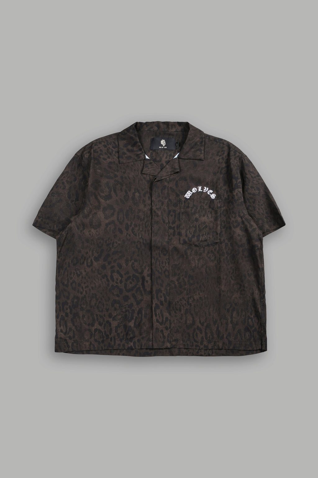 Chopper Romero Mid Length Button Up V2 in Darc Brown Leopard - imagem 1