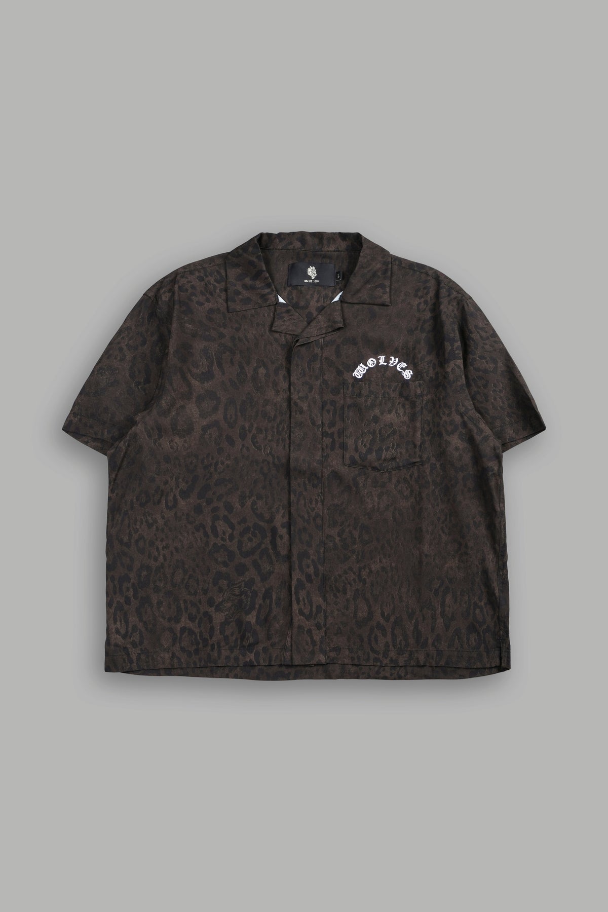 Chopper Romero Mid Length Button Up V2 in Darc Brown Leopard - imagem 1