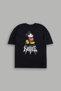 Mickey Mouse Hesh Premium Oversized Tee in Black