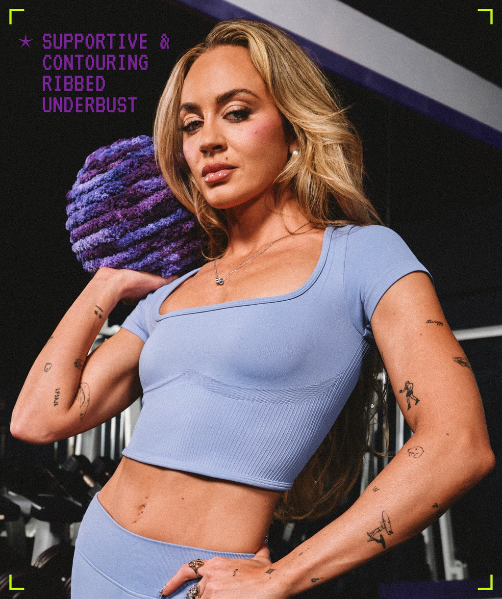 Gymshark x Bratz Crop Top - Steady Purple — imagem 3