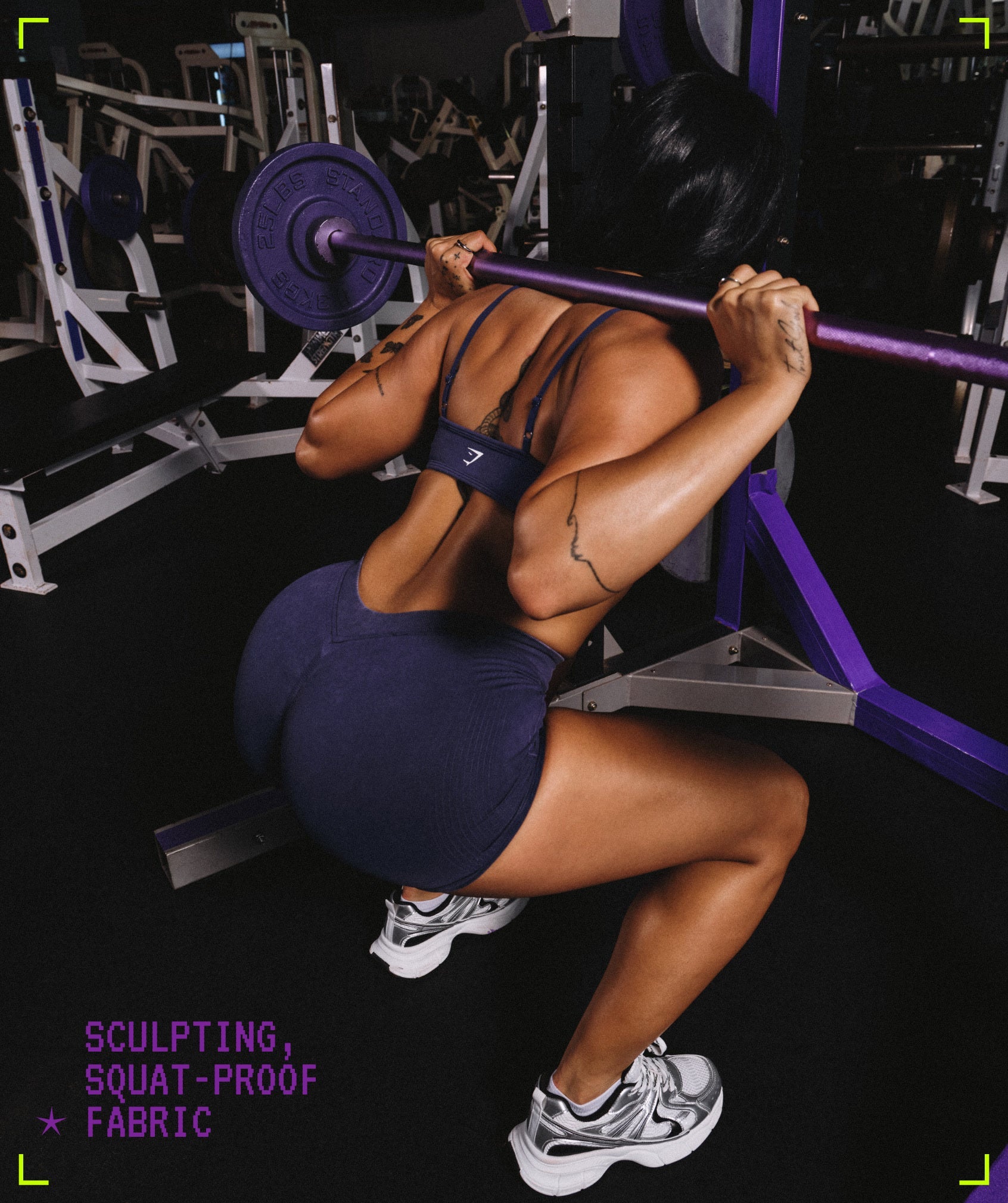 Gymshark x Bratz Shorts - Indigo Purple/Wash — imagem 3