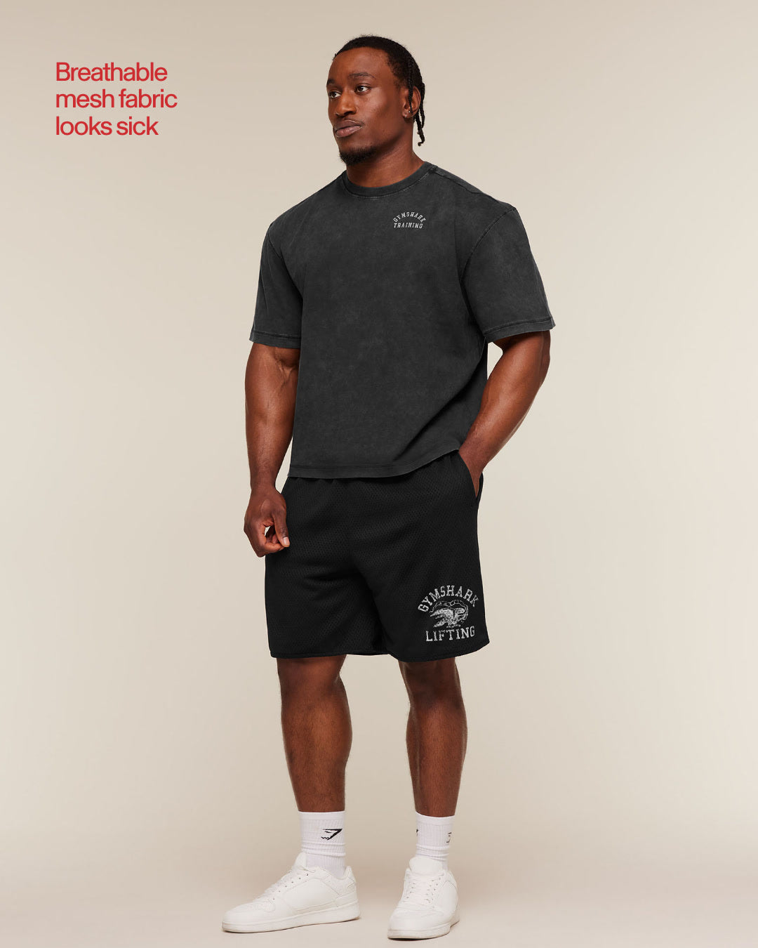 Collective Mesh Shorts - Black — imagem 3
