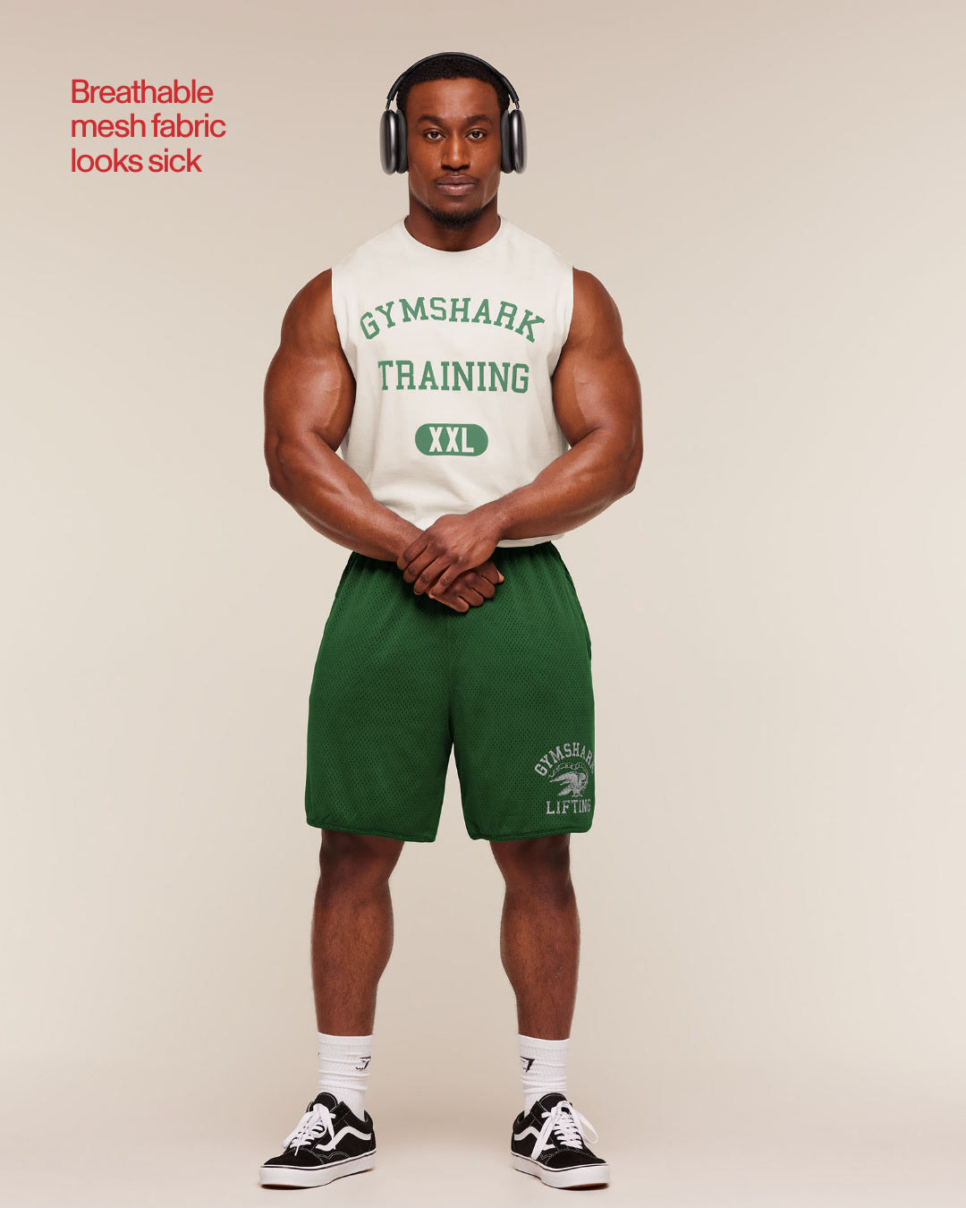 Collective Mesh Shorts - Athletic Green — imagem 4