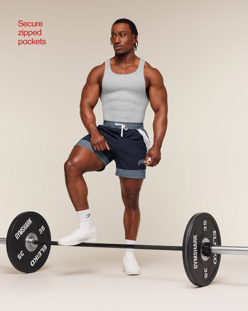 Collegiate Tech Shorts - Iron Blue — imagem 3