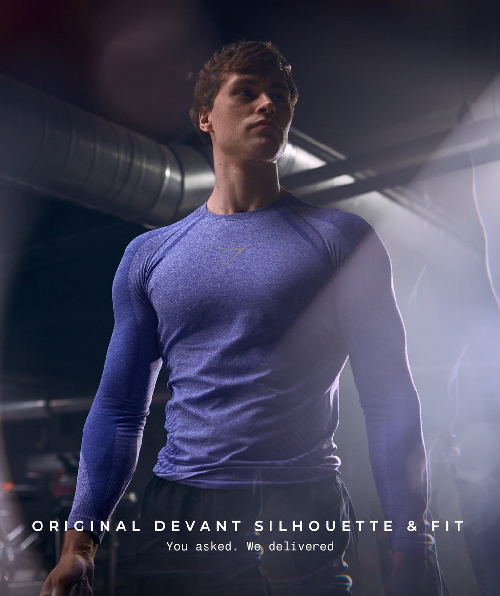 Devant Seamless Long Sleeve T-Shirt - Amethyst — imagem 2
