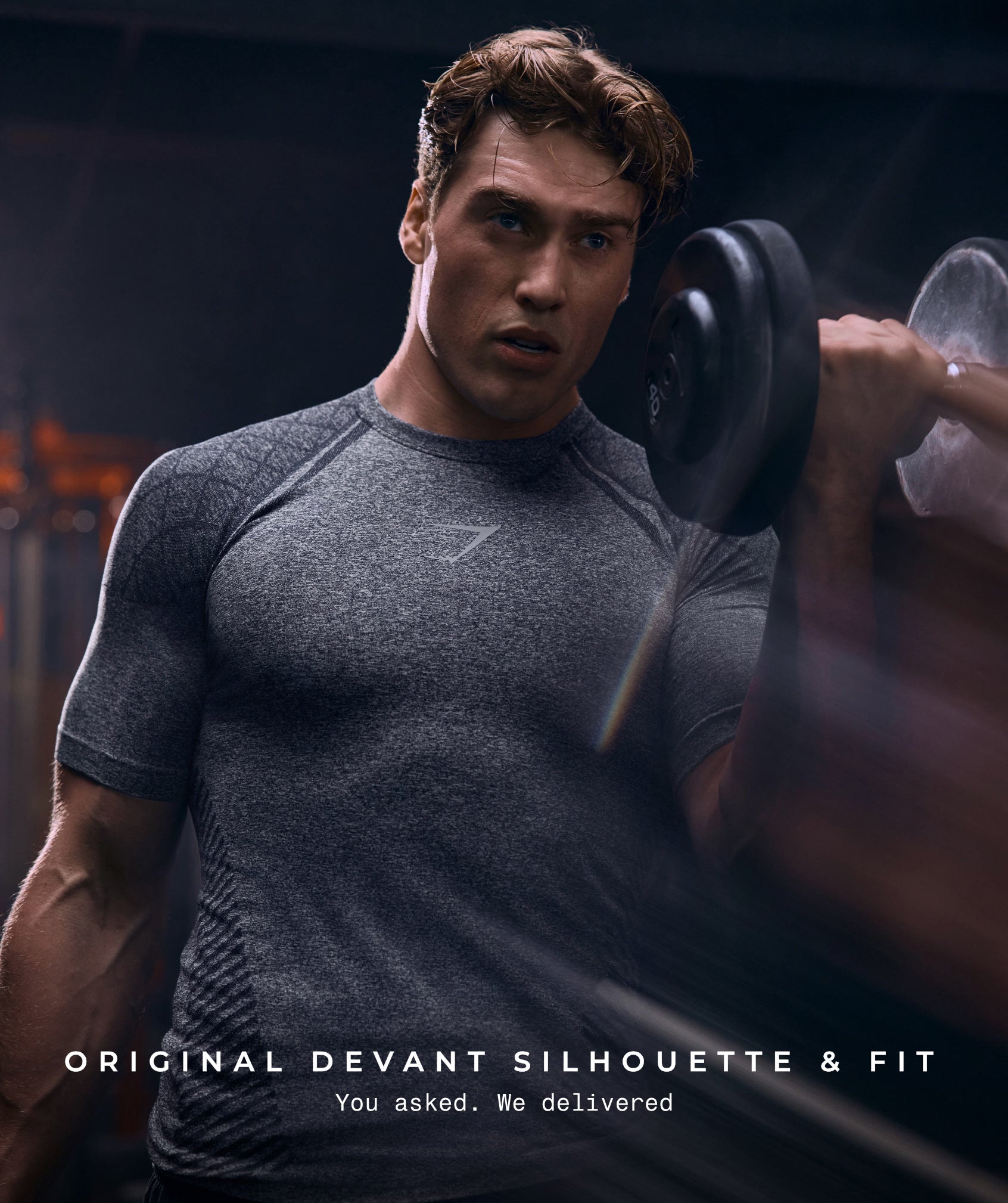 Devant Seamless T-Shirt - Heavy Blue — imagem 2