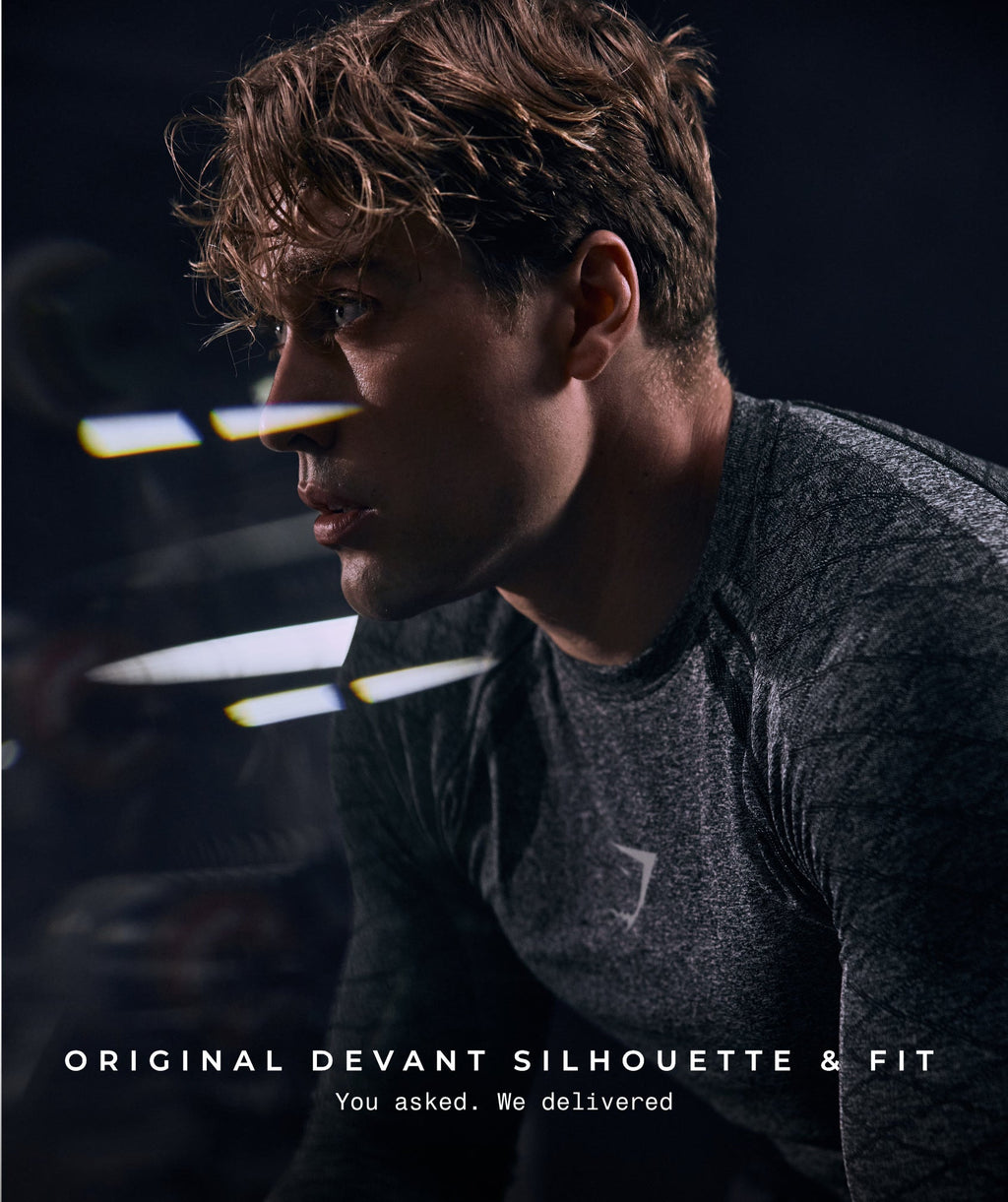 Devant Seamless Long Sleeve T-Shirt - Black — imagem 2