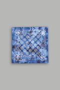 Wolf Iron Cross Bandana in Darc Blue Ghost Clouds — imagem 1