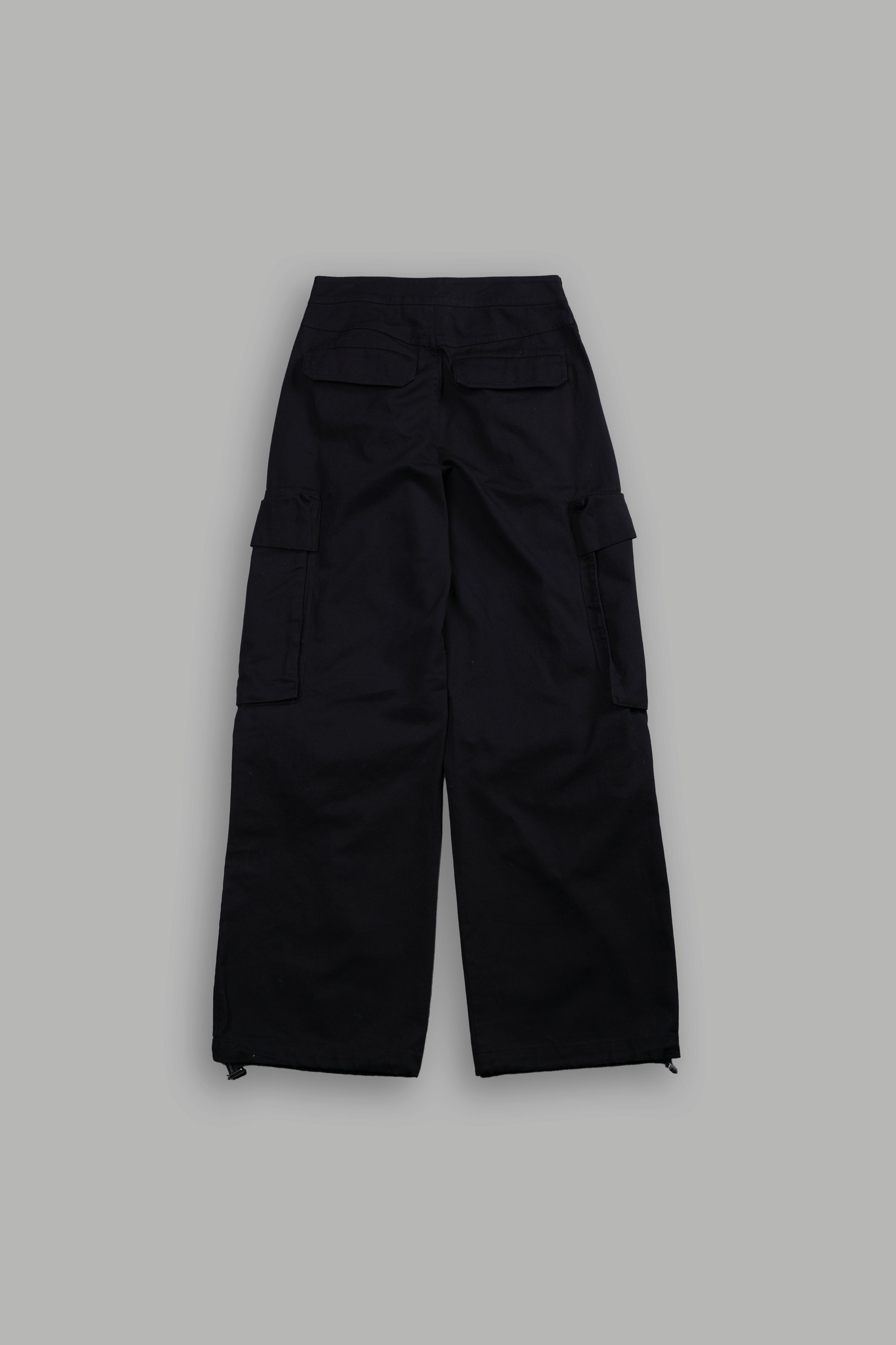 Wolf Chopper She Parachute Pants in Black — imagem 6