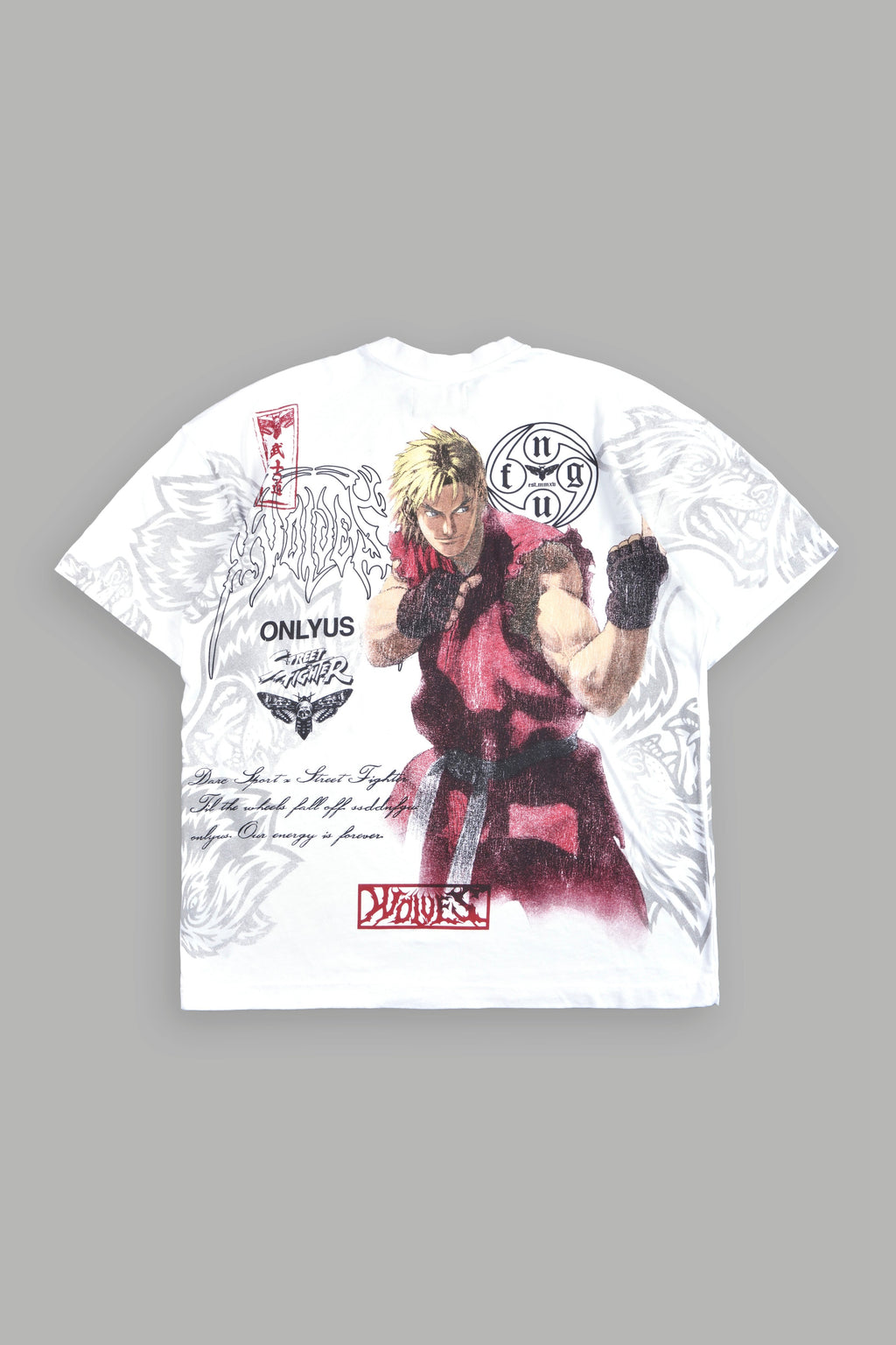 Turn Up The Heat Premium Oversized Tee In White - imagem 1
