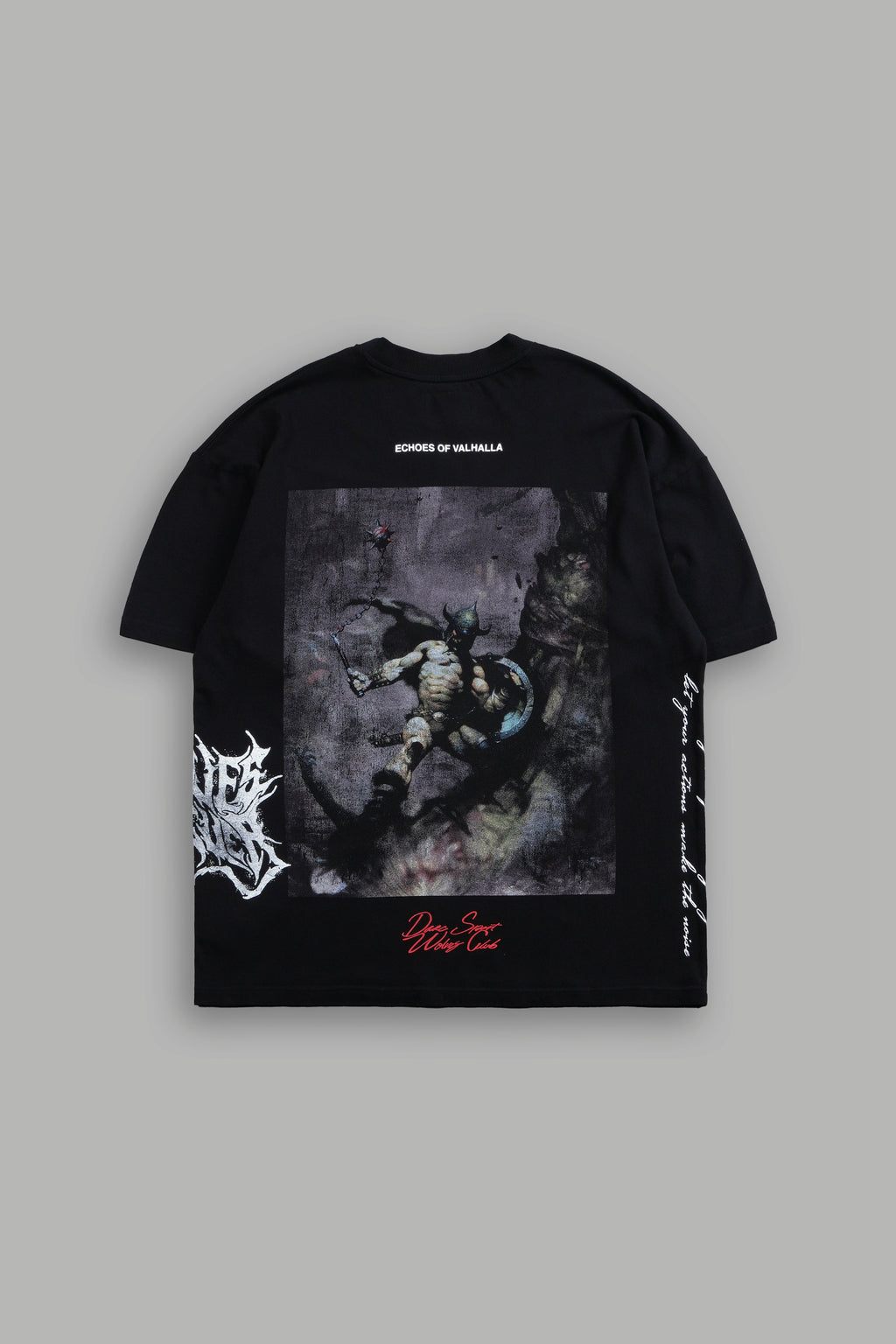Born Warrior "Side By Side" Series Premium Tee in Black — imagem 1
