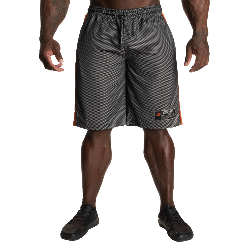 No1 Mesh Shorts 11.5” - Black/Flame - imagem 2