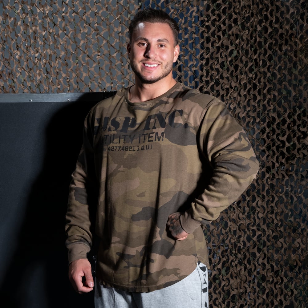 Thermal gym sweater - Green Camoprint - imagem 1