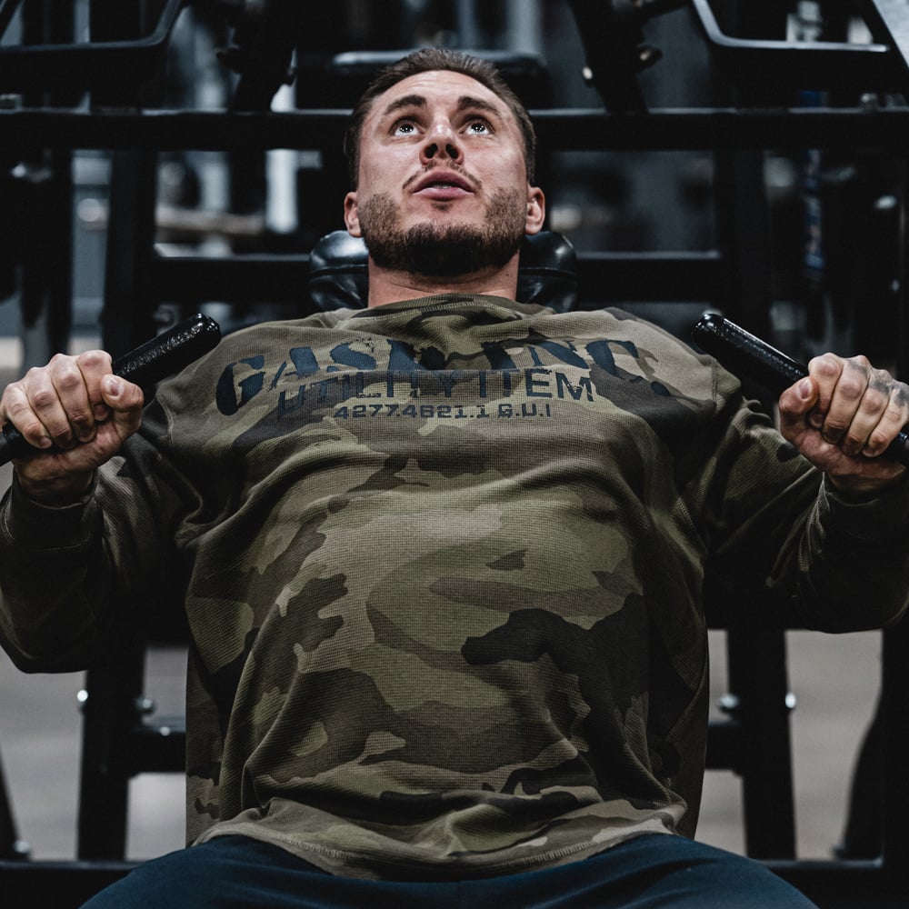 Thermal gym sweater - Green Camoprint - imagem 6
