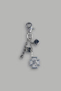 Darc Forever Key Chain / Bag Accessory In Silver - imagem 1
