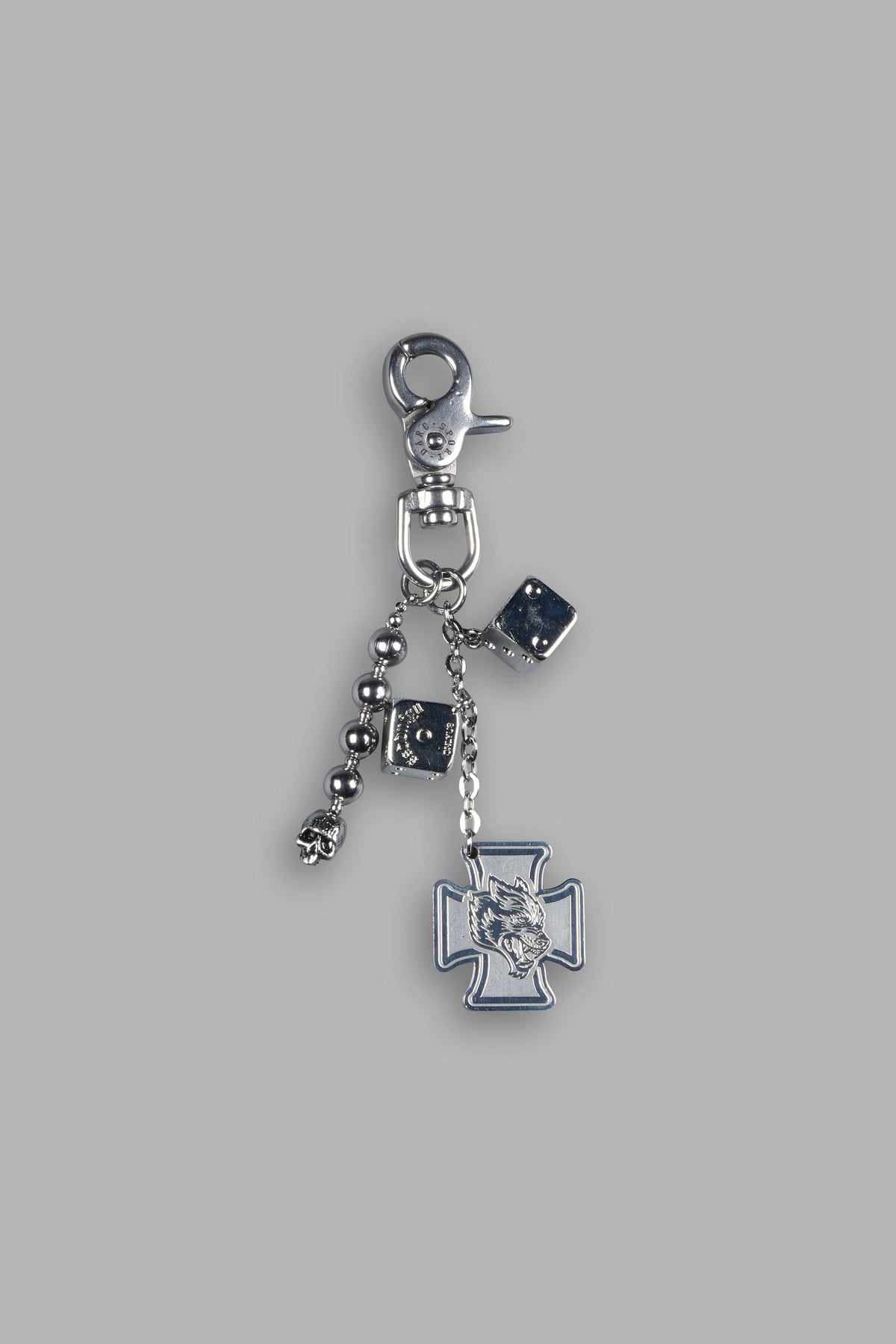Darc Forever Key Chain / Bag Accessory In Silver - imagem 1
