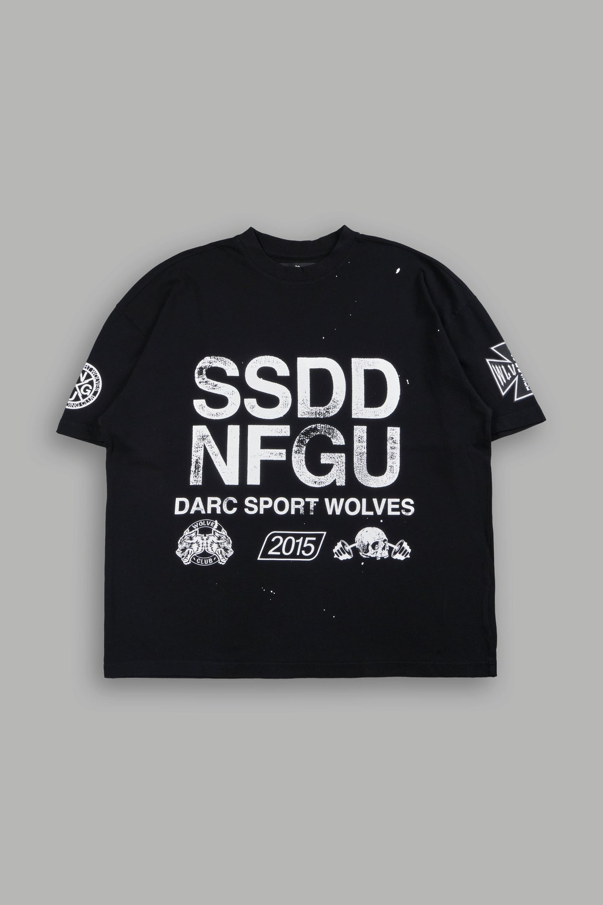 Club Core Premium Oversized Tee In Black - imagem 1