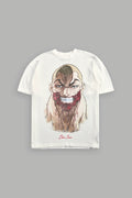 Enraged "Premium" Oversized Tee in Cream — imagem 1