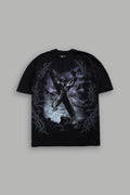 Wolverine Crucifix Premium Oversized Tee in Black