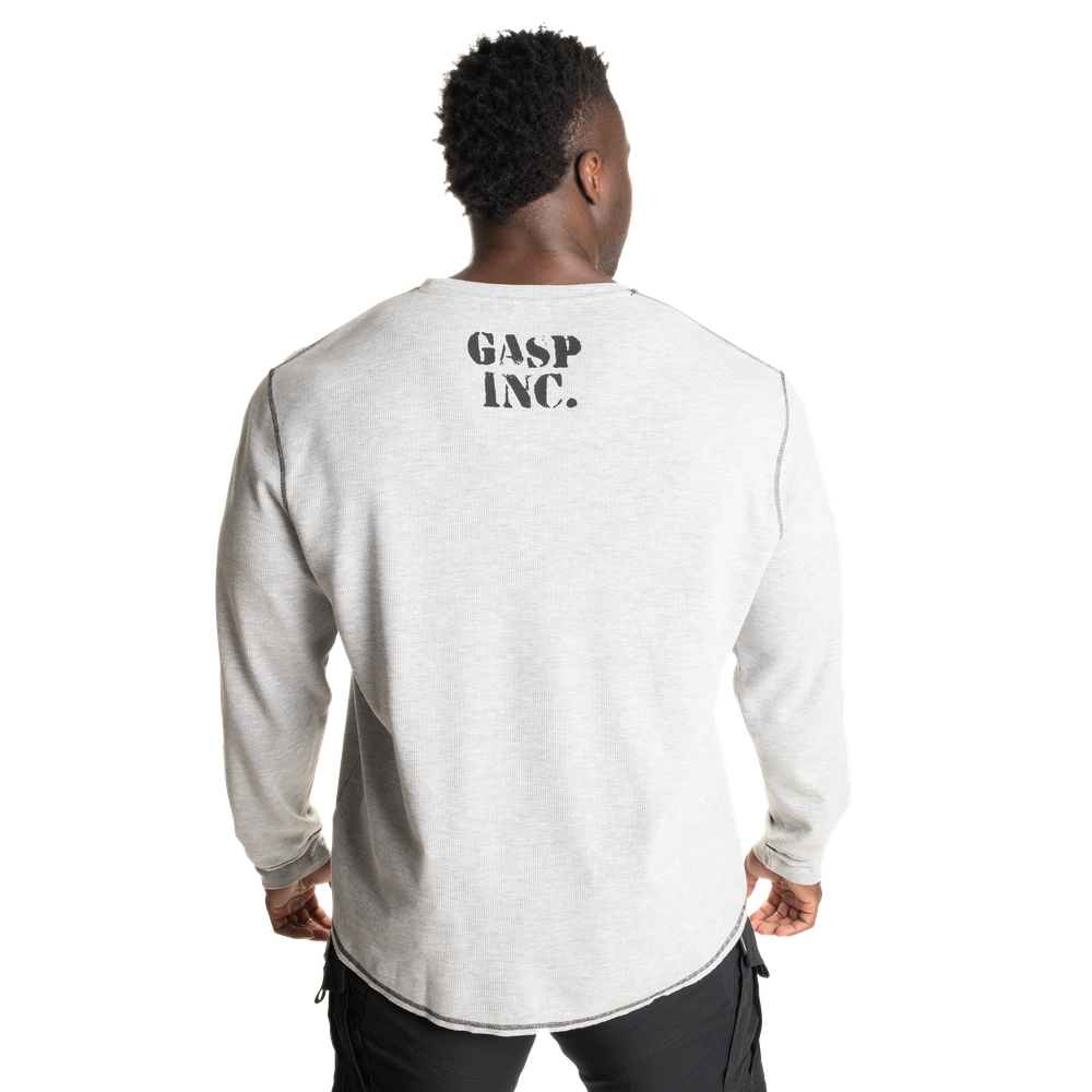Thermal gym sweater - Grey Melange - imagem 3