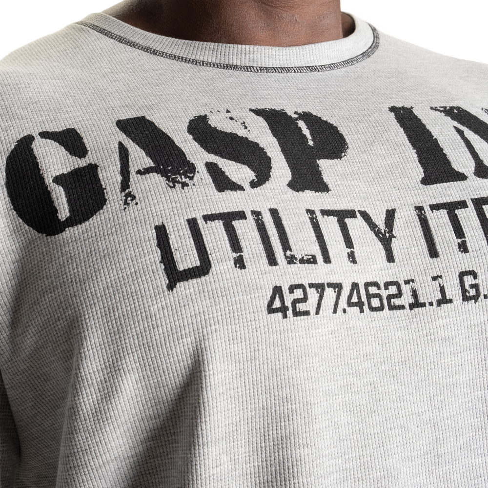 Thermal gym sweater - Grey Melange - imagem 4