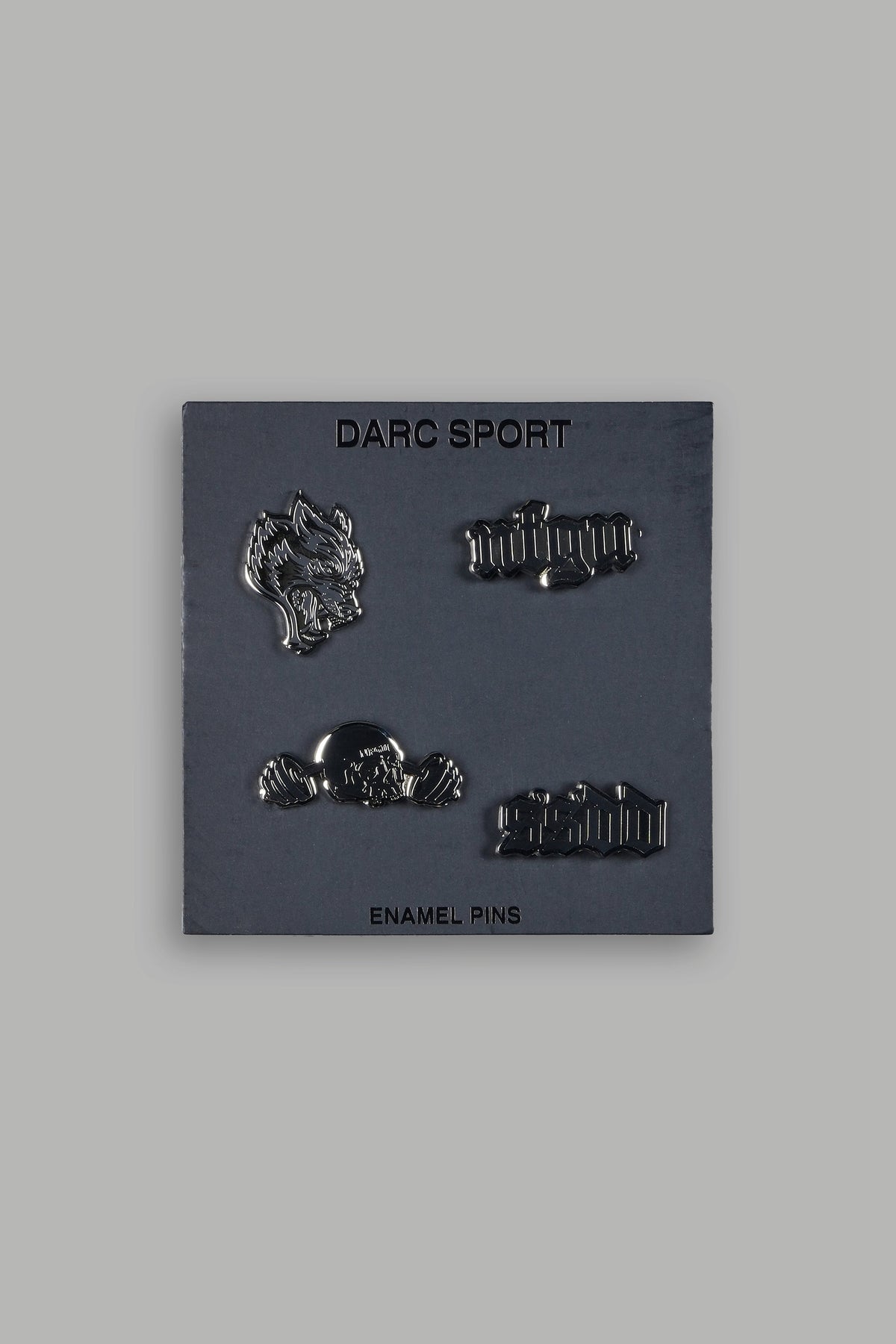 Our Core Epoxy / Enamel Pin 4 Pack In Silver/Black - imagem 1