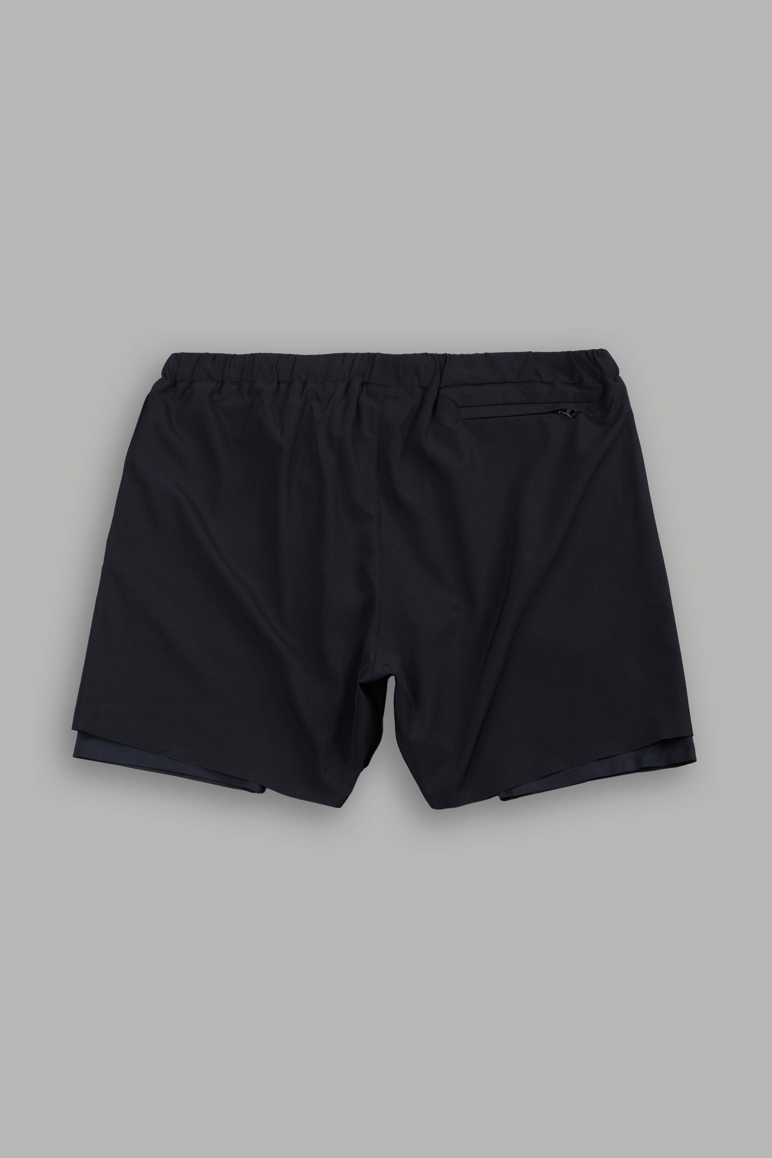 Wolf Hesh Compression Shorts in Black