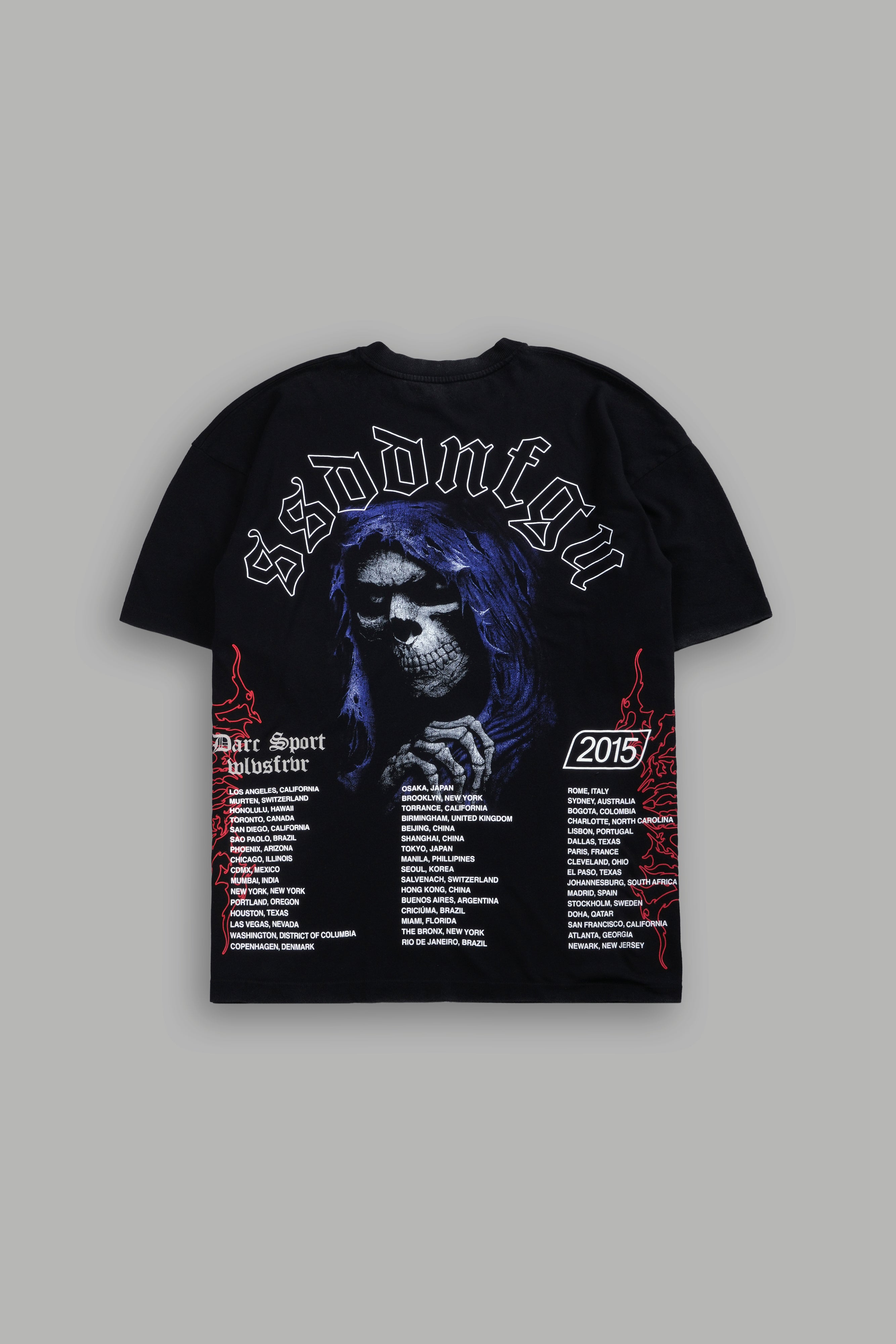 Reaper Tour Premium Oversized Tee in Black — imagem 1