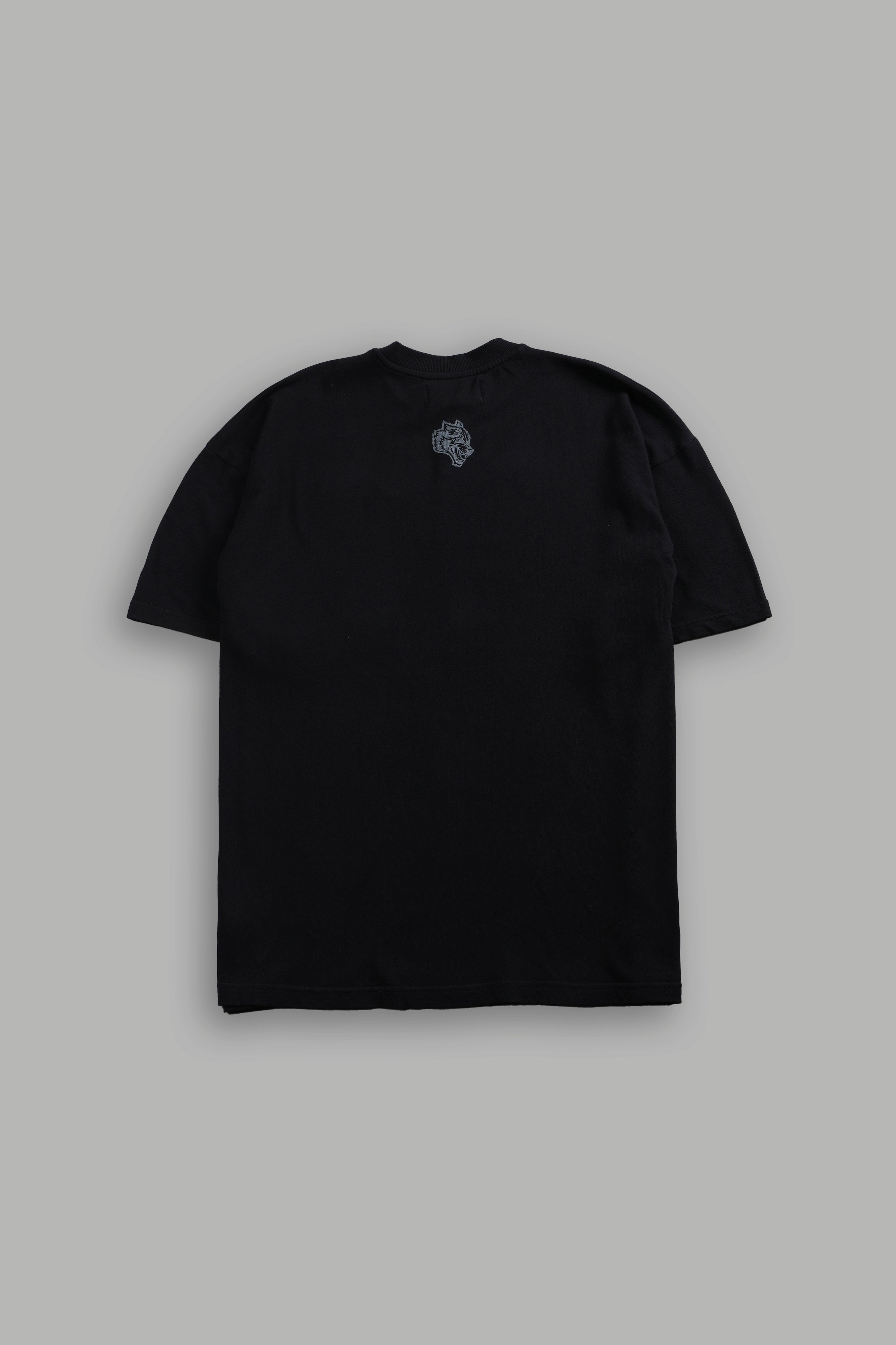 Wolverine Crucifix Premium Oversized Tee in Black