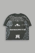 Wolves Bodybuilding Club Premium Tee In Green Ivy - imagem 1