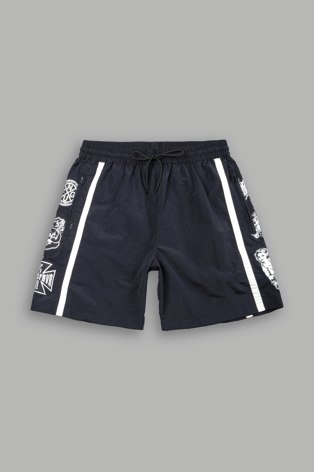 Core Icons Remind Track Shorts in Black - imagem 1