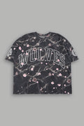 Loyalty Sakura Grunge Mid Length Raw Hem Tee In All Of Us Camo - imagem 1