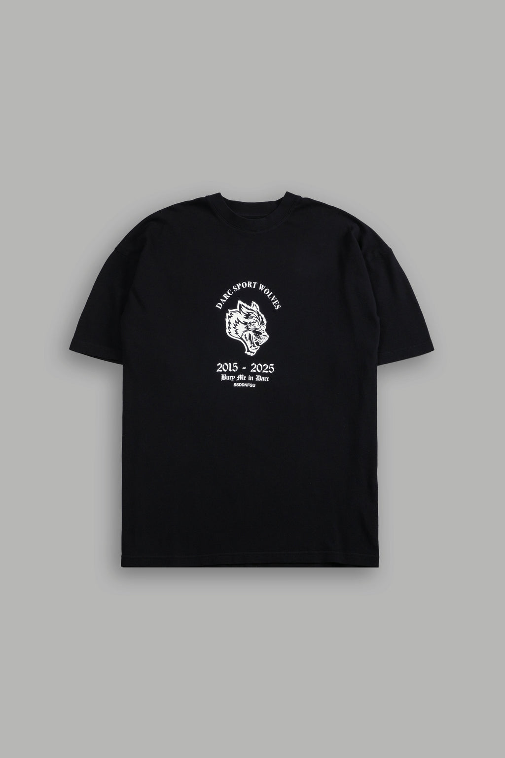 Wolf Blood "Premium" Oversized Tee in Black — imagem 3