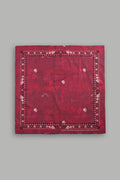 Wolves Pyramid Babushka Scarf In Rosas De Sangre