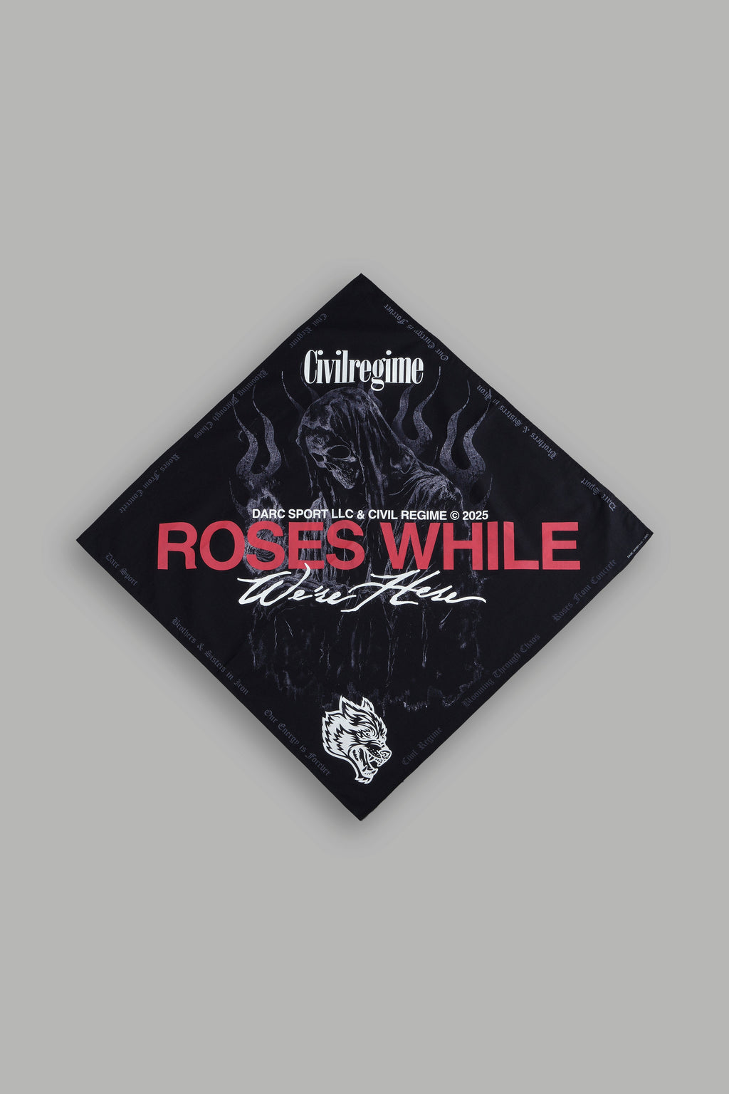 Life and Death Bandana in Black — imagem 1