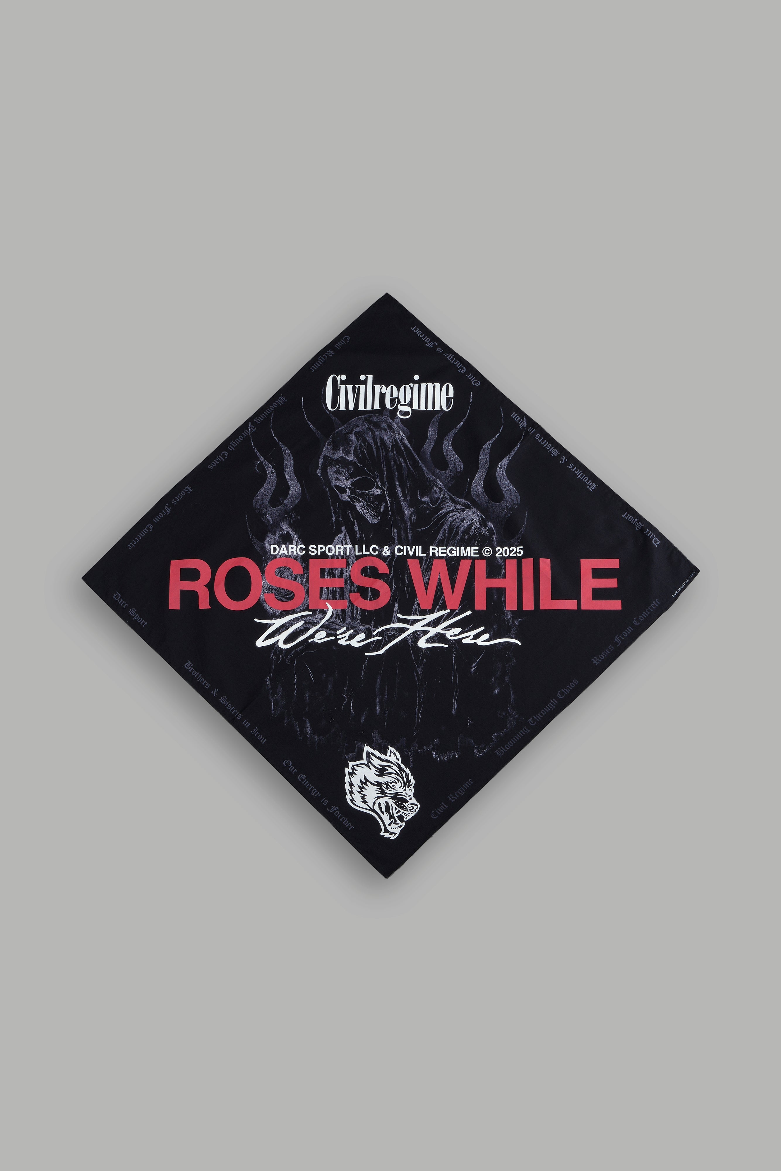 Life and Death Bandana in Black — imagem 1