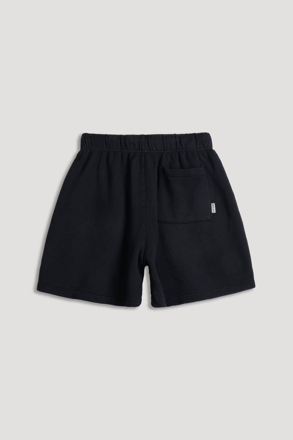 Dual Oversized Post Lounge Sweat Shorts in Black Sun Fade/Black — imagem 11