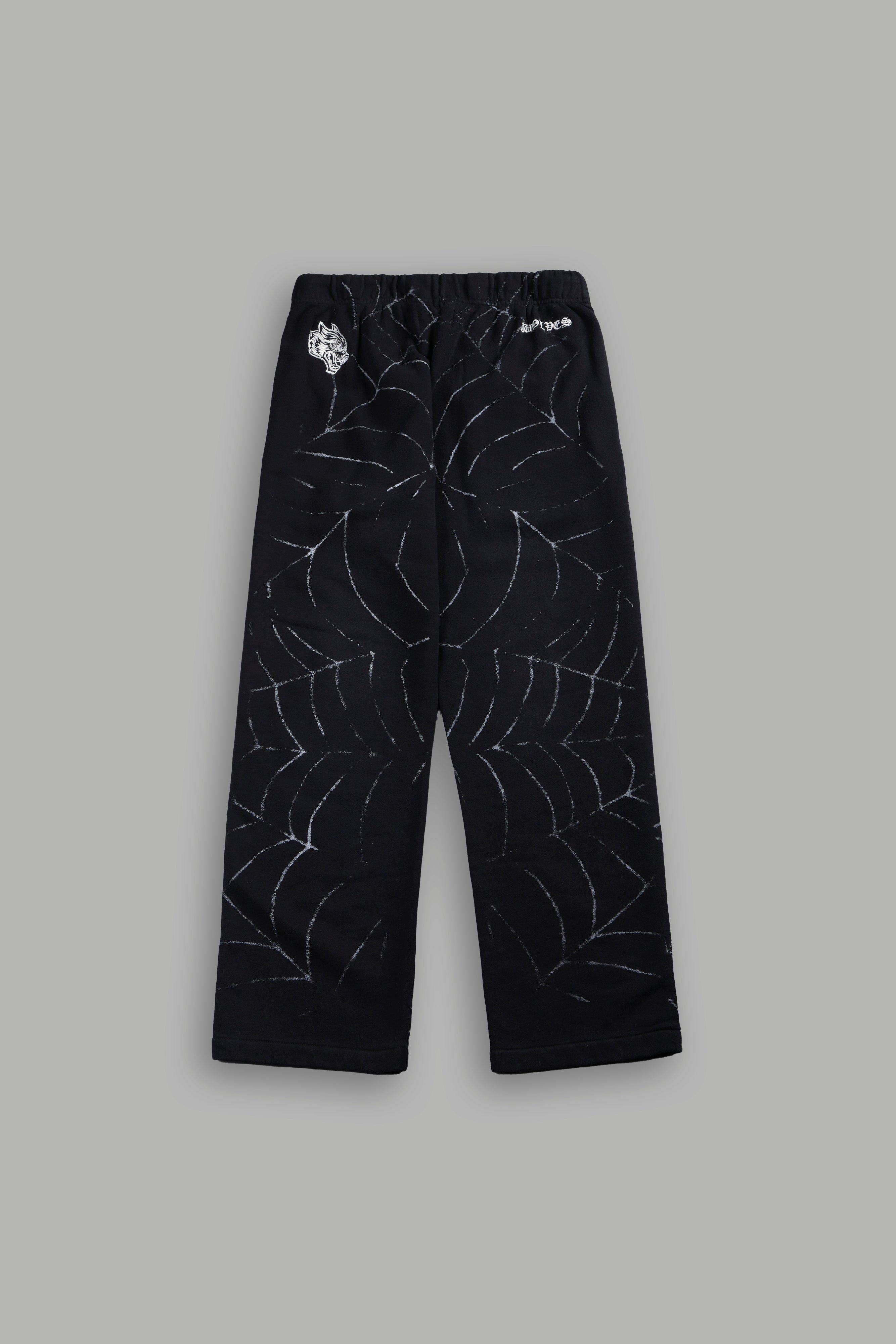 Stud Web Bigelow Sweat Pants in Black Sun Fade