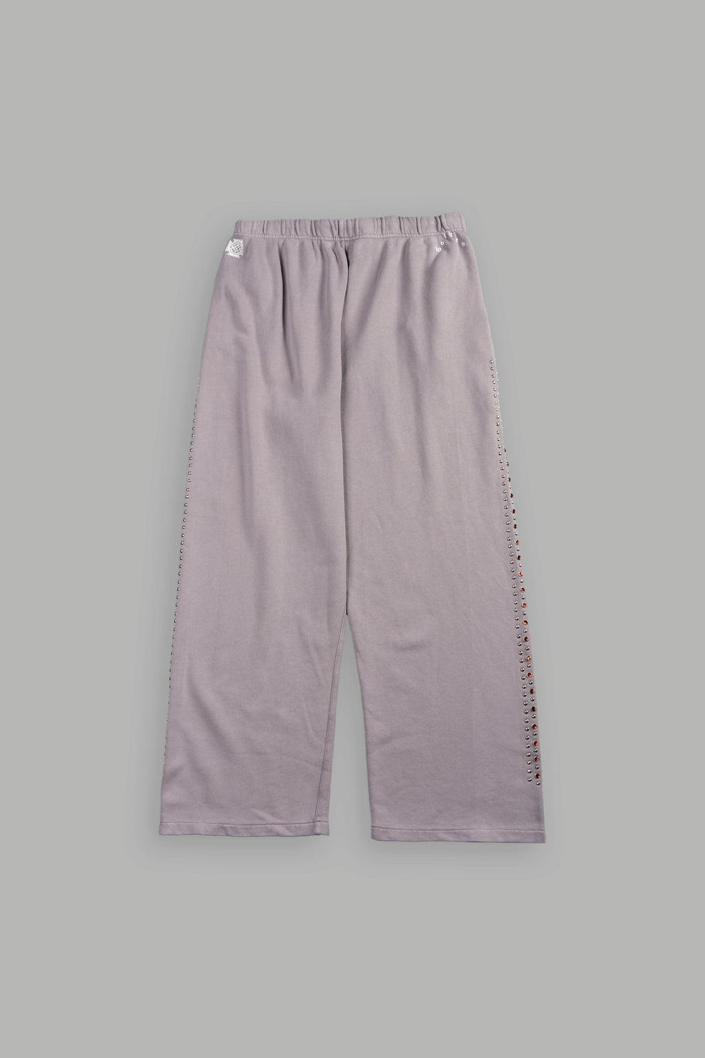 Stud Muerto Baggier Bigelow Sweat Pants In Pale Gray