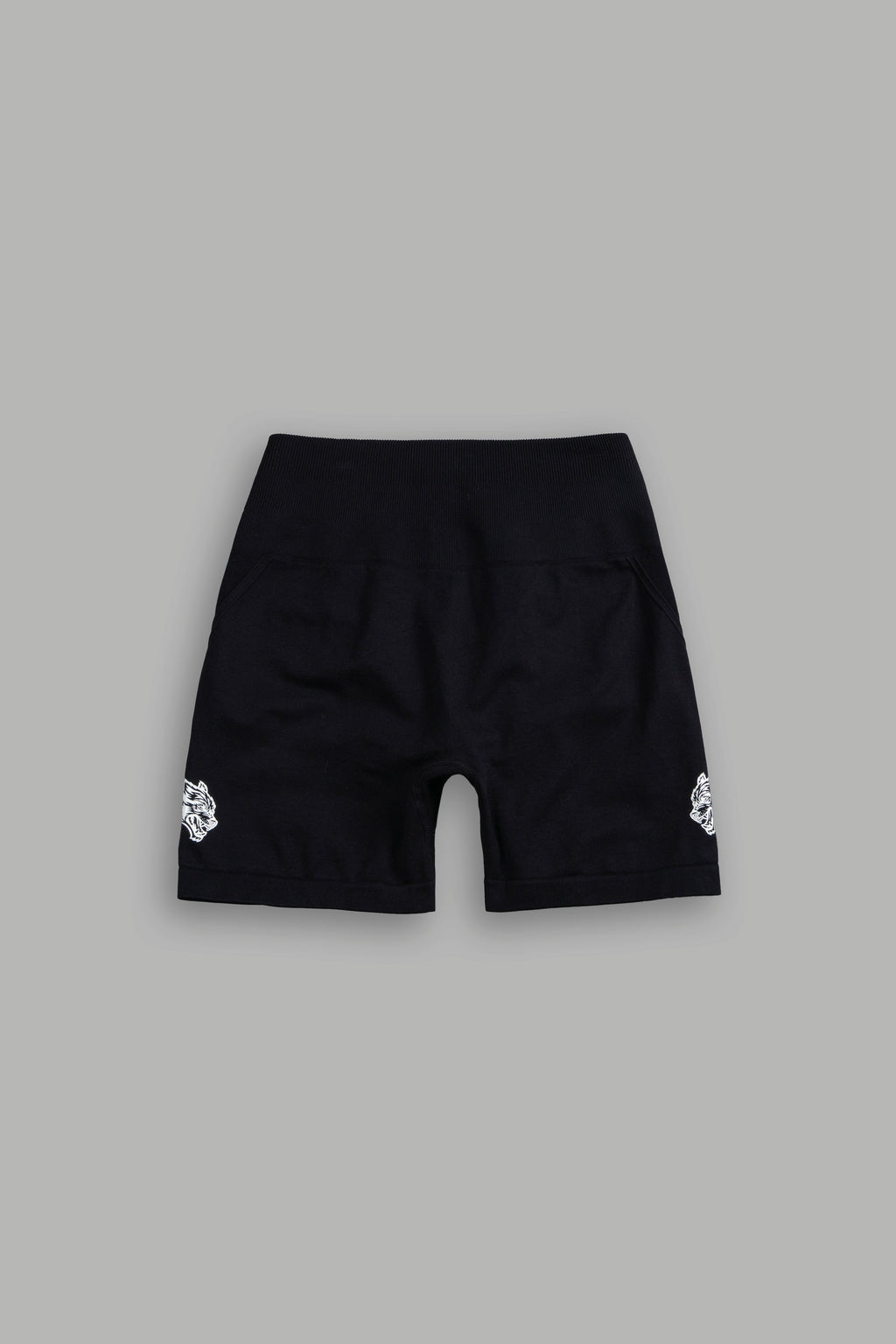 Dual "Stella" Soft Seamless Shorts in Black