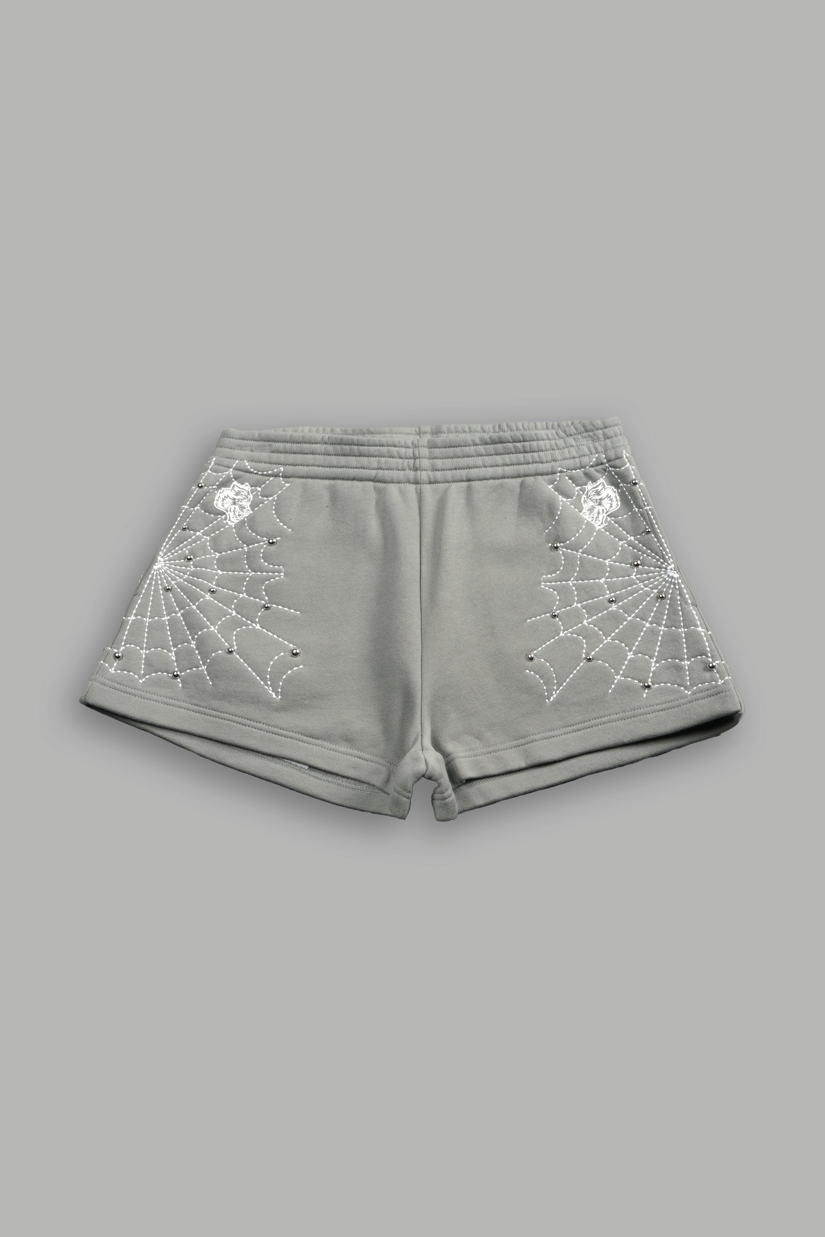 Sheshiko Web Ellie Sweat Shorts in Owen Green