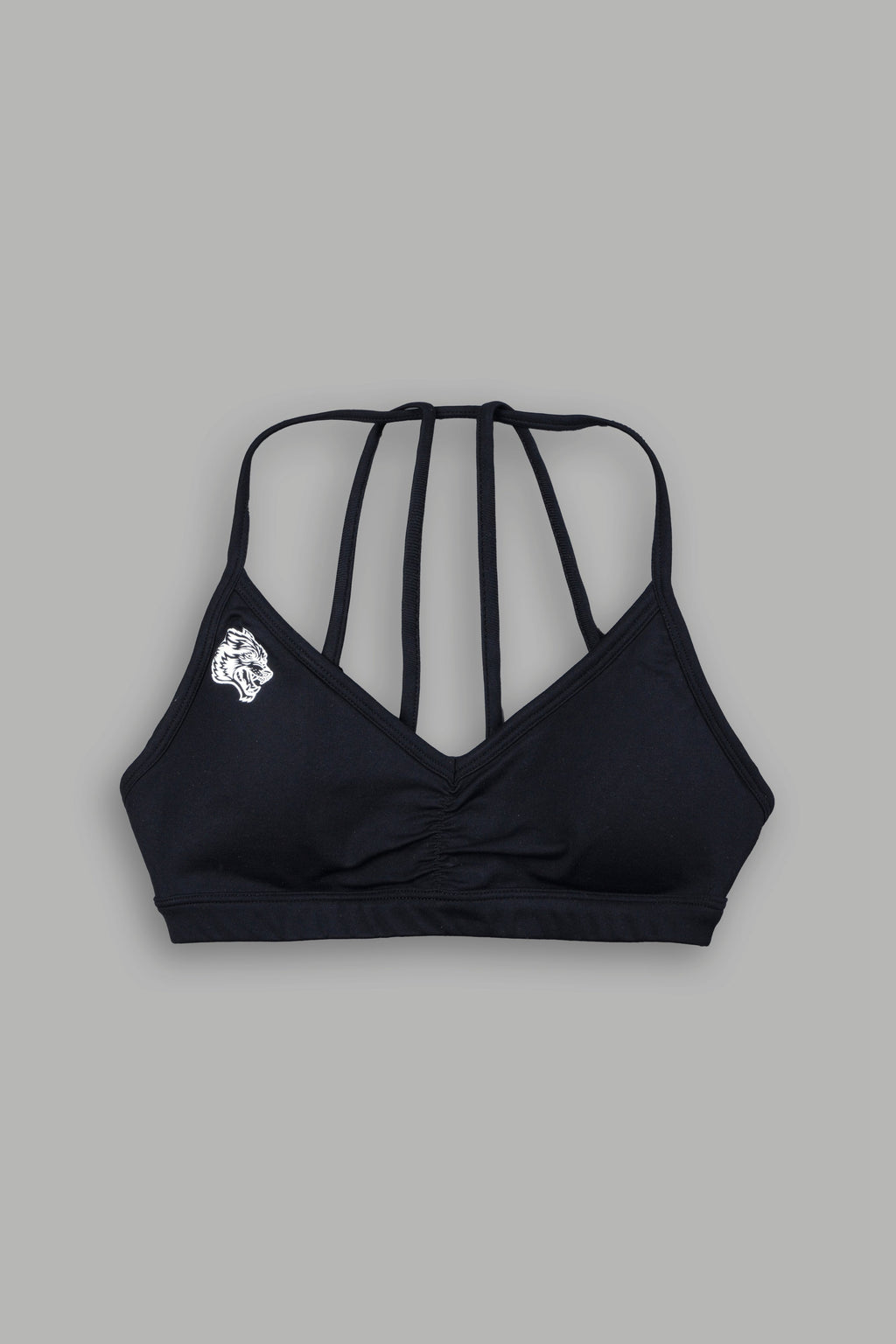 Wolf Head Evey Seamless Bra In Black - imagem 7