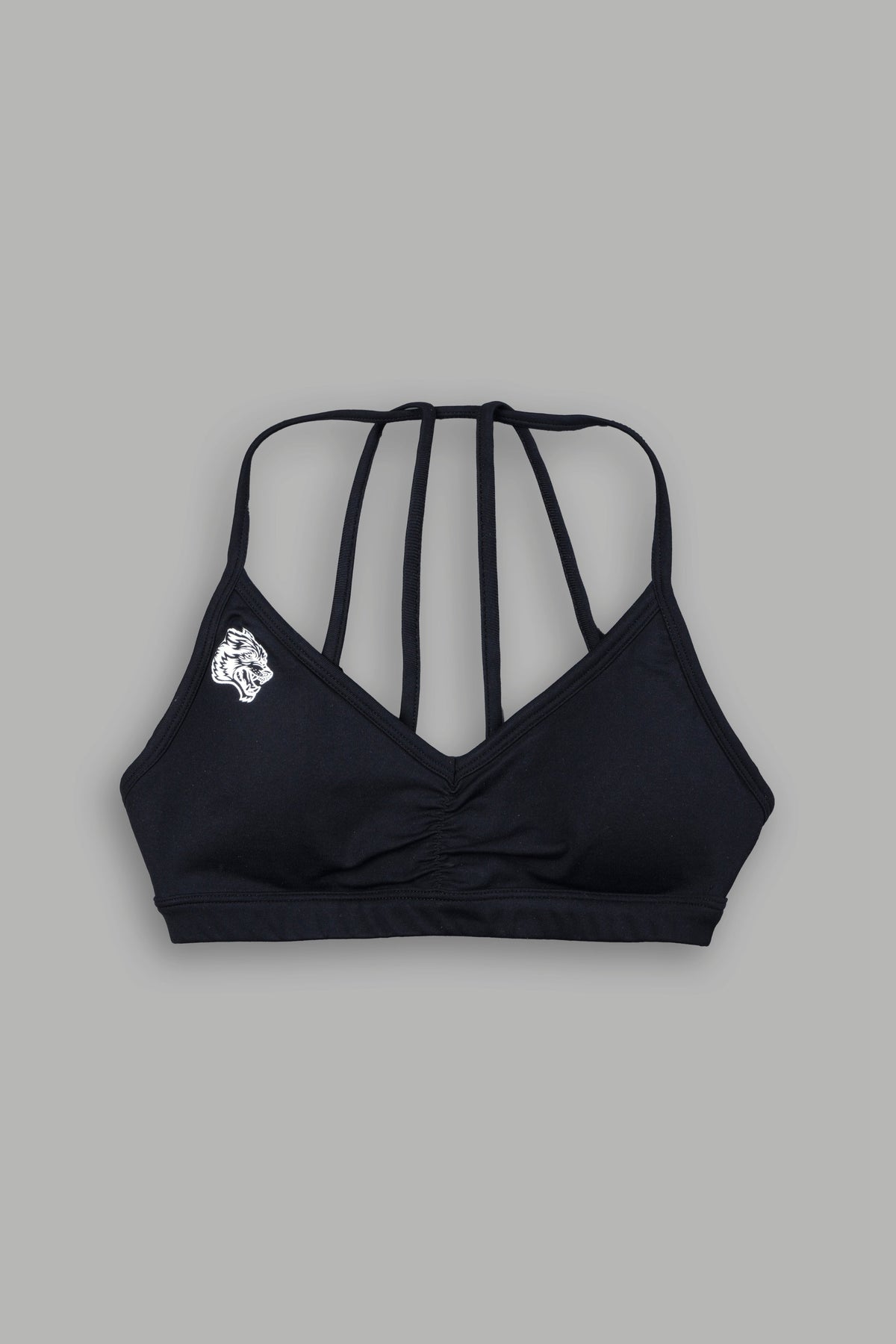 Wolf Head Evey Seamless Bra In Black - imagem 7