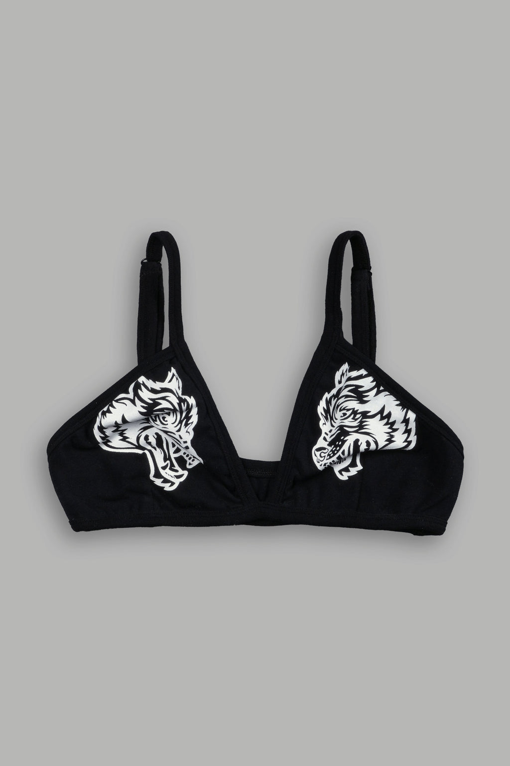 Dual "Eva" Triangle Bralette in Black - imagem 7